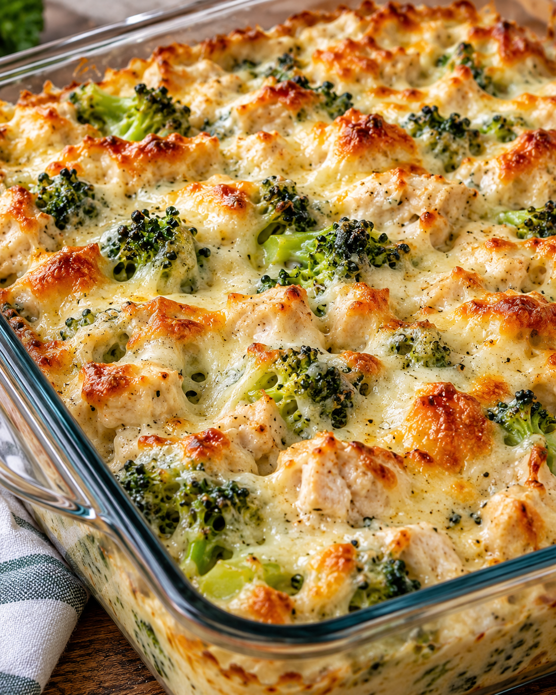 Chicken Broccoli Alfredo Casserole hero