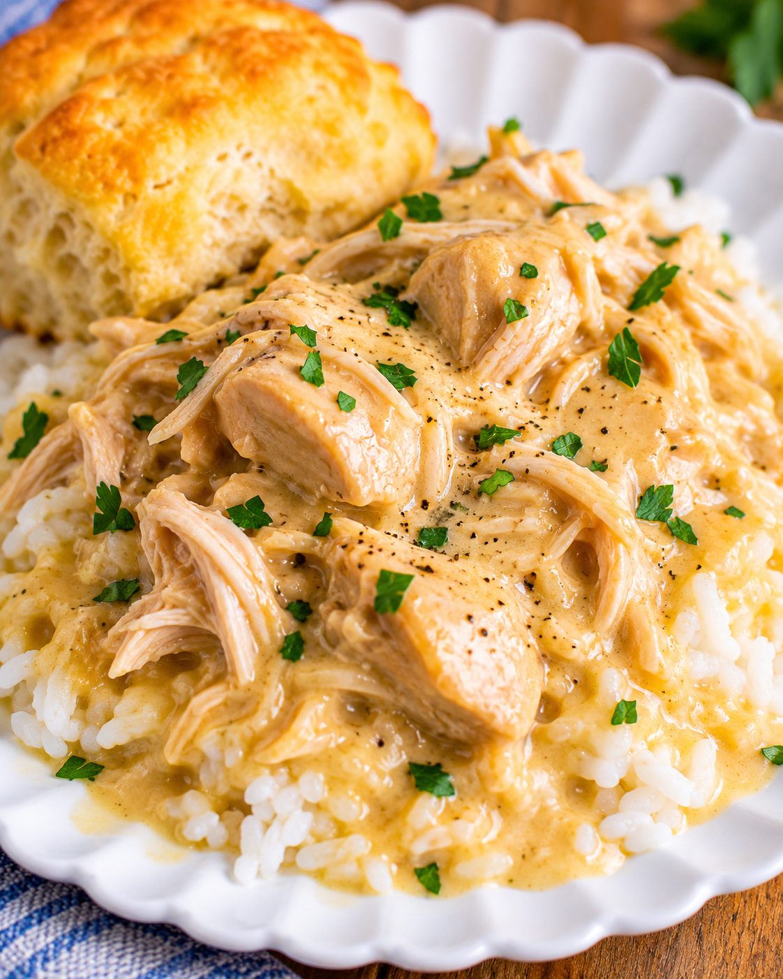 Crock Pot Chicken and Gravy hero