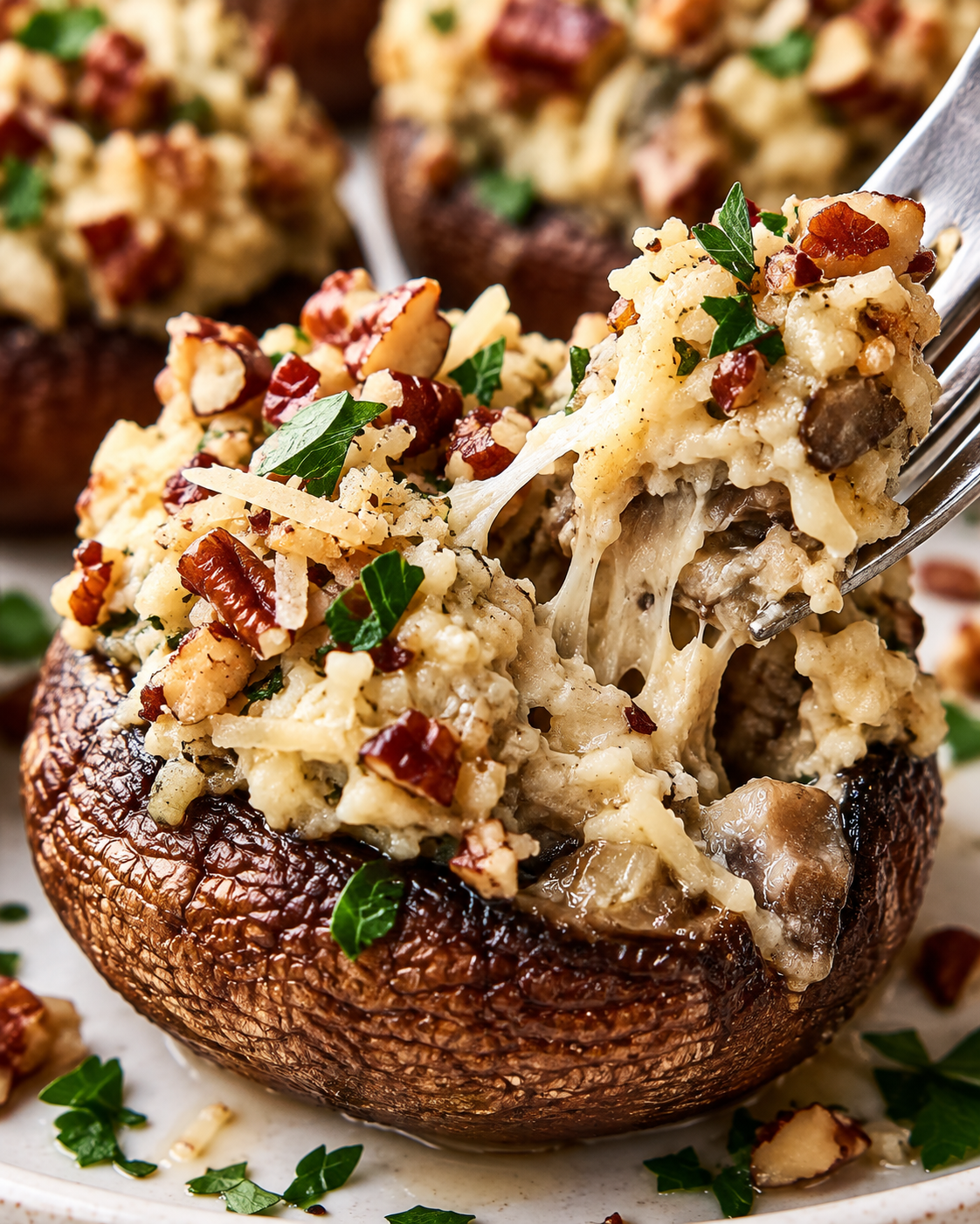 Most Delicious Stuffed Mushrooms texture