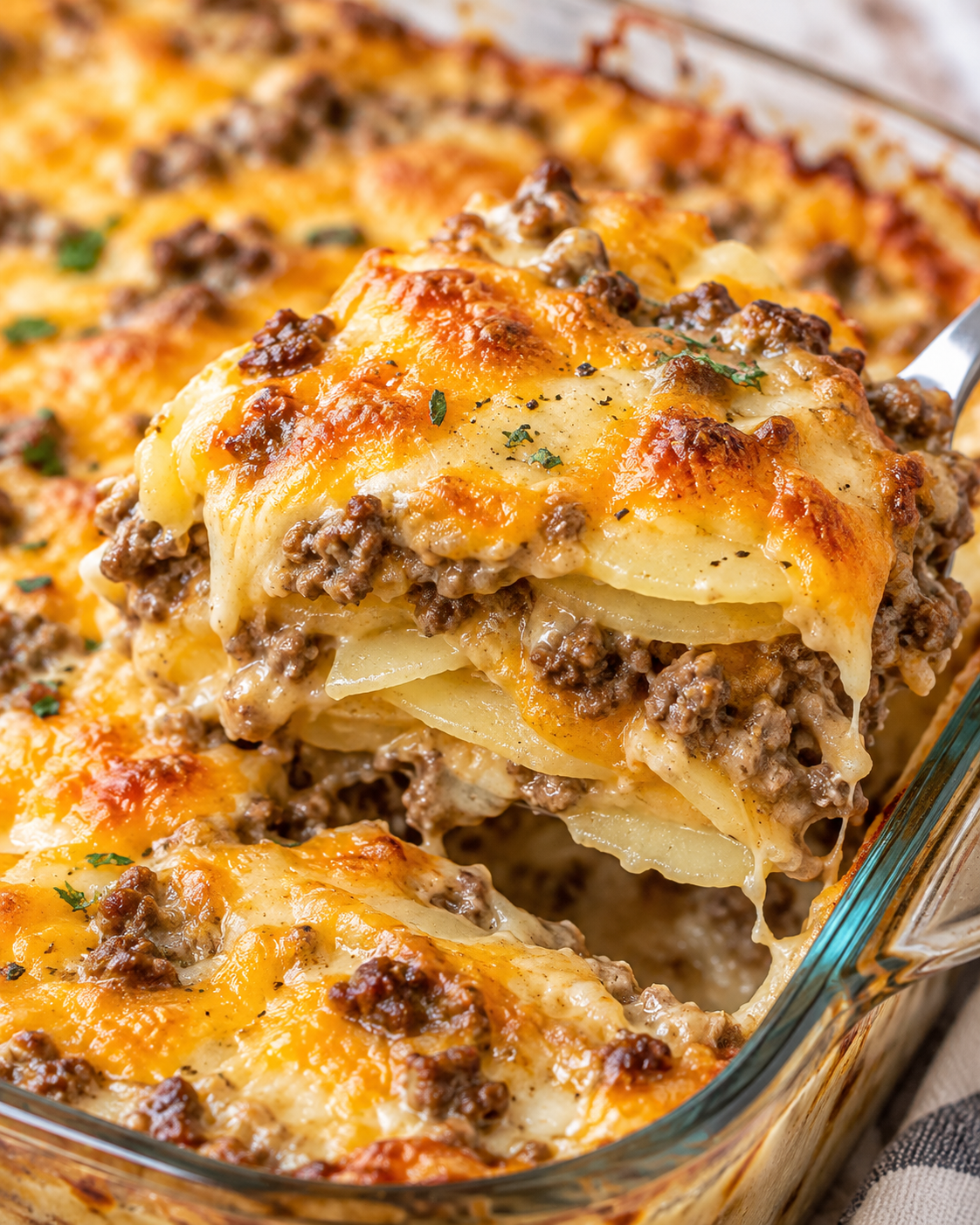 Hamburger Potato Casserole hero
