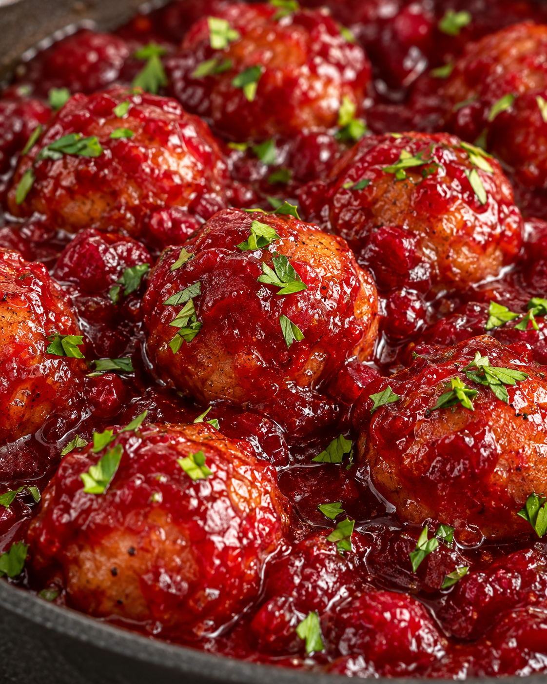 Cranberry Meatballs hero