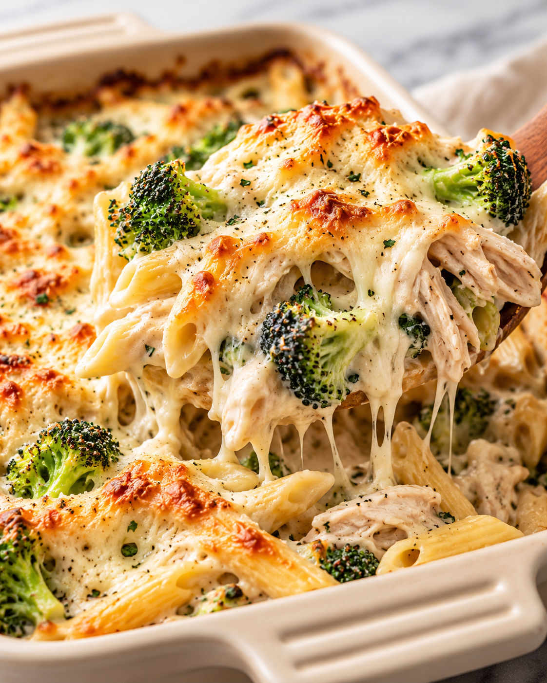 Chicken and Broccoli Alfredo Bake alternate