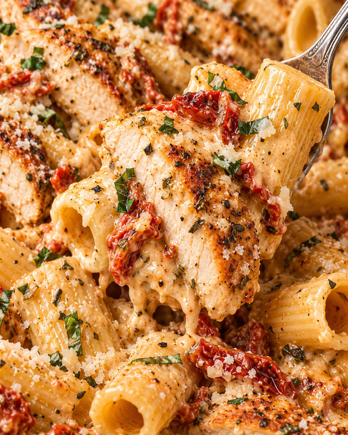 Marry Me Chicken Pasta texture