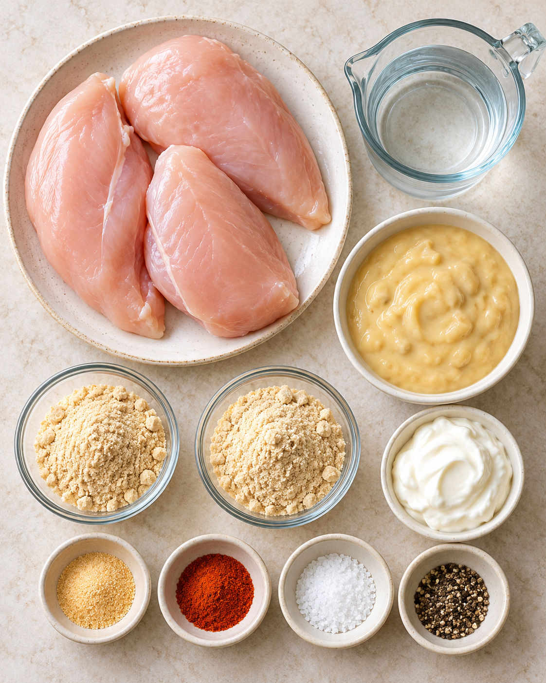 Slow Cooker Chicken with Creamy Gravy ingredients