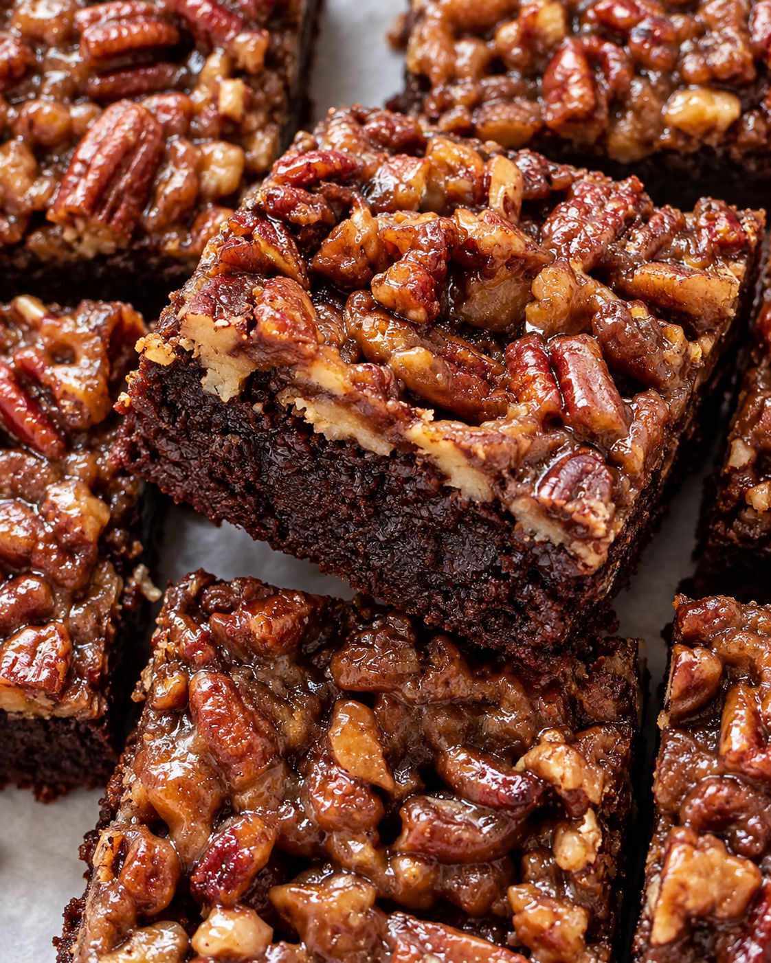 Pecan Pie Brownies hero