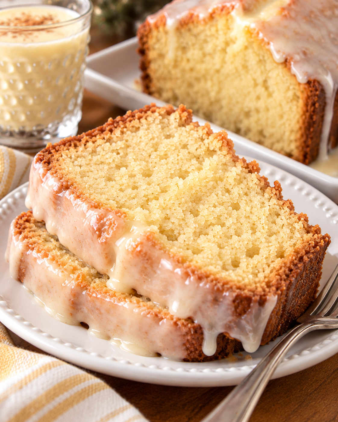 Glazed Eggnog Bread alternate
