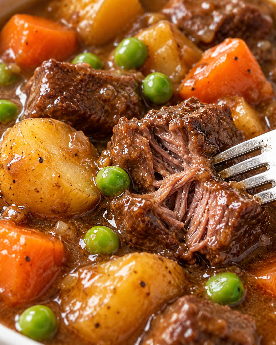 Slow Cooker Beef Stew with Potatoes, Carrots, and Peas alternate
