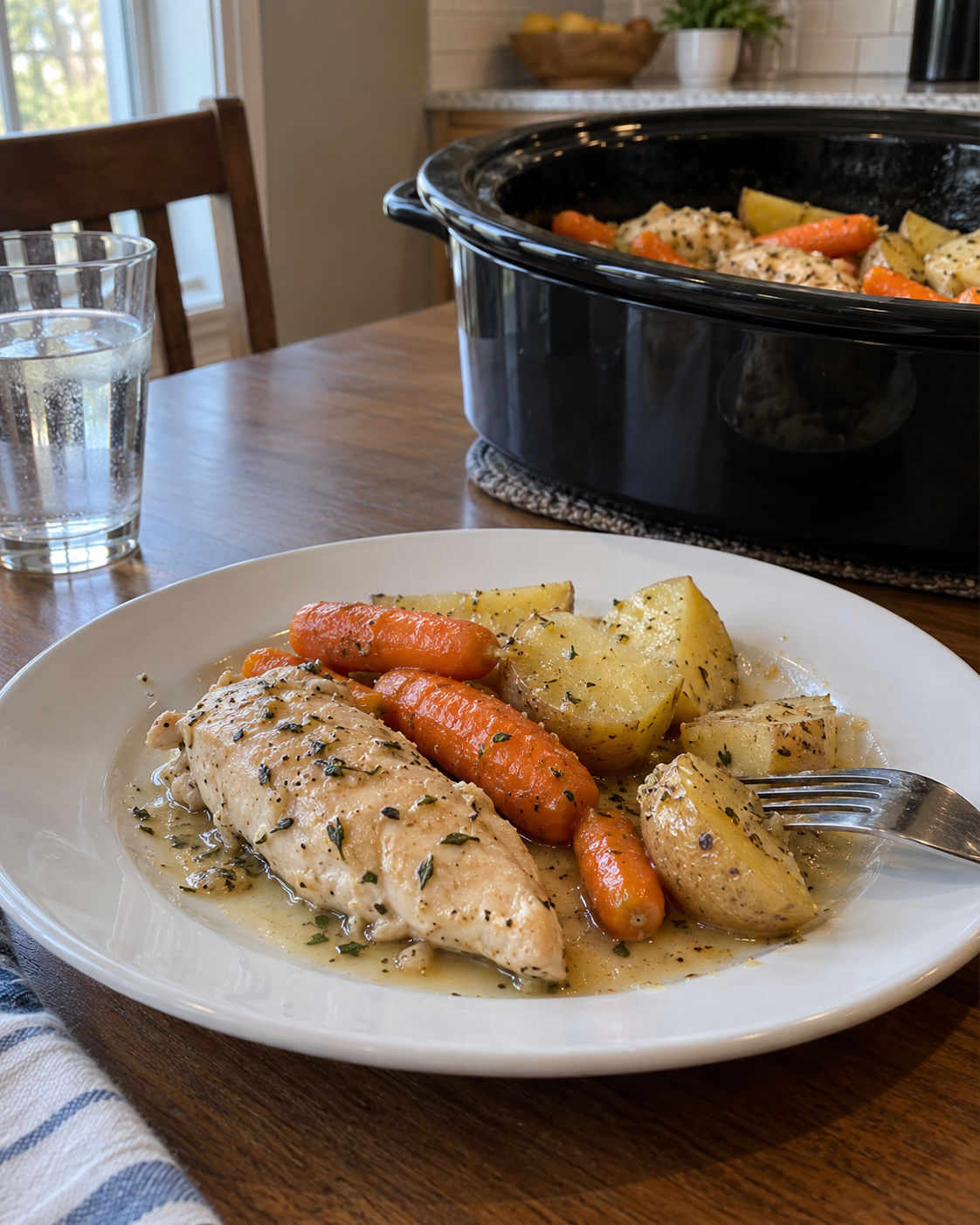 Slow Cooker Chicken with Carrots and Potatoes alternate