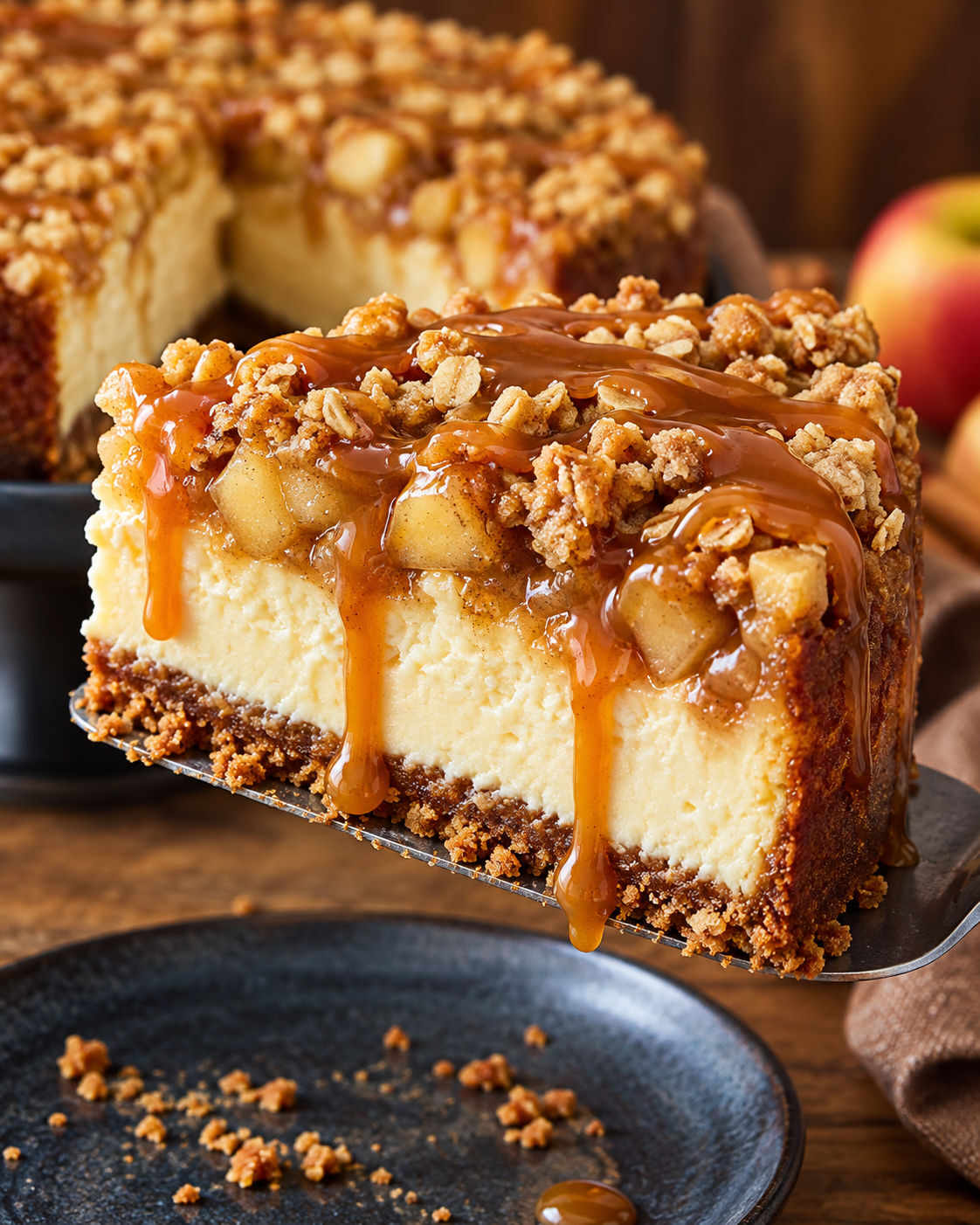 Apple Crumble Cheesecake alternate