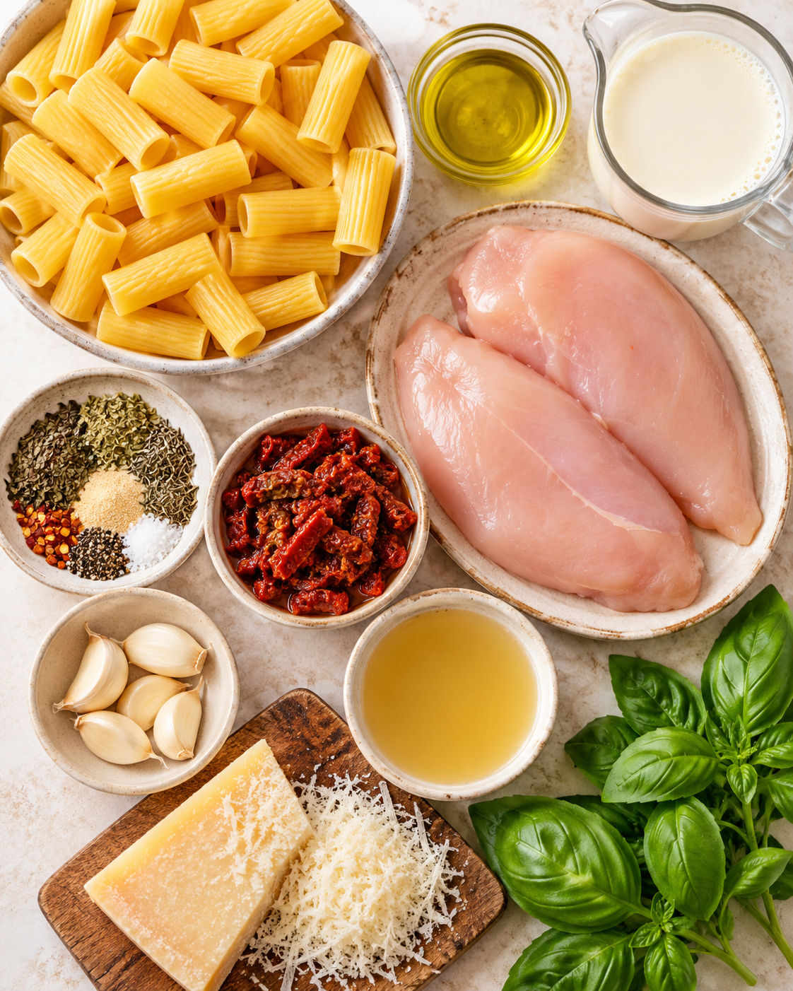 Marry Me Chicken Pasta ingredients