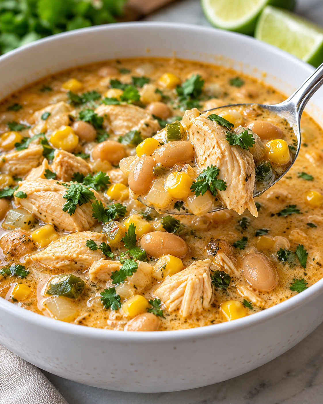 Creamy White Bean Chicken Chili alternate