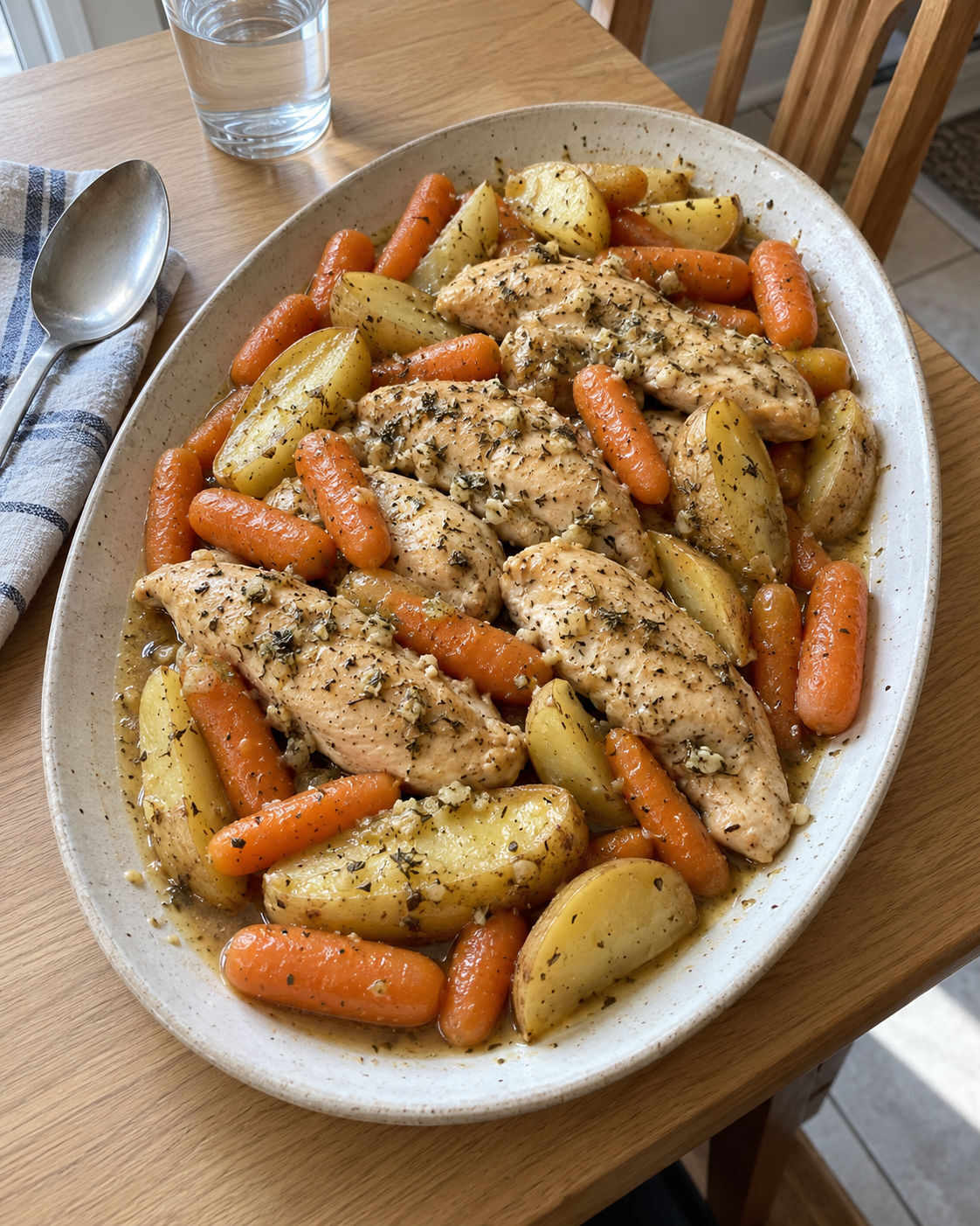 Slow Cooker Chicken with Carrots and Potatoes hero