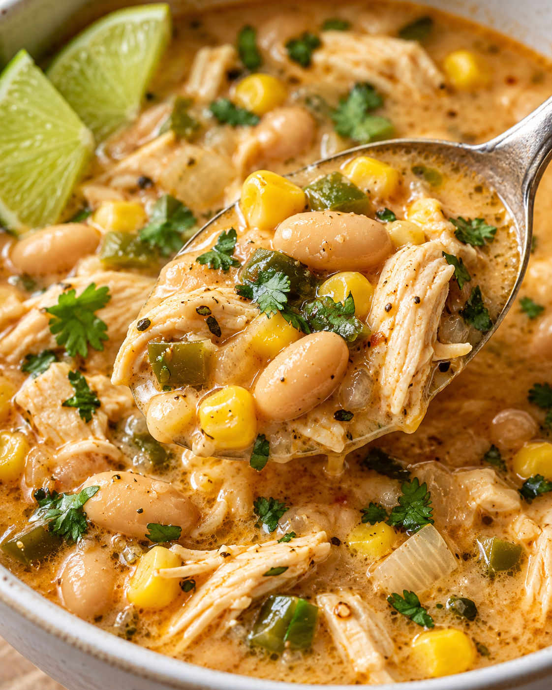 Creamy White Bean Chicken Chili texture
