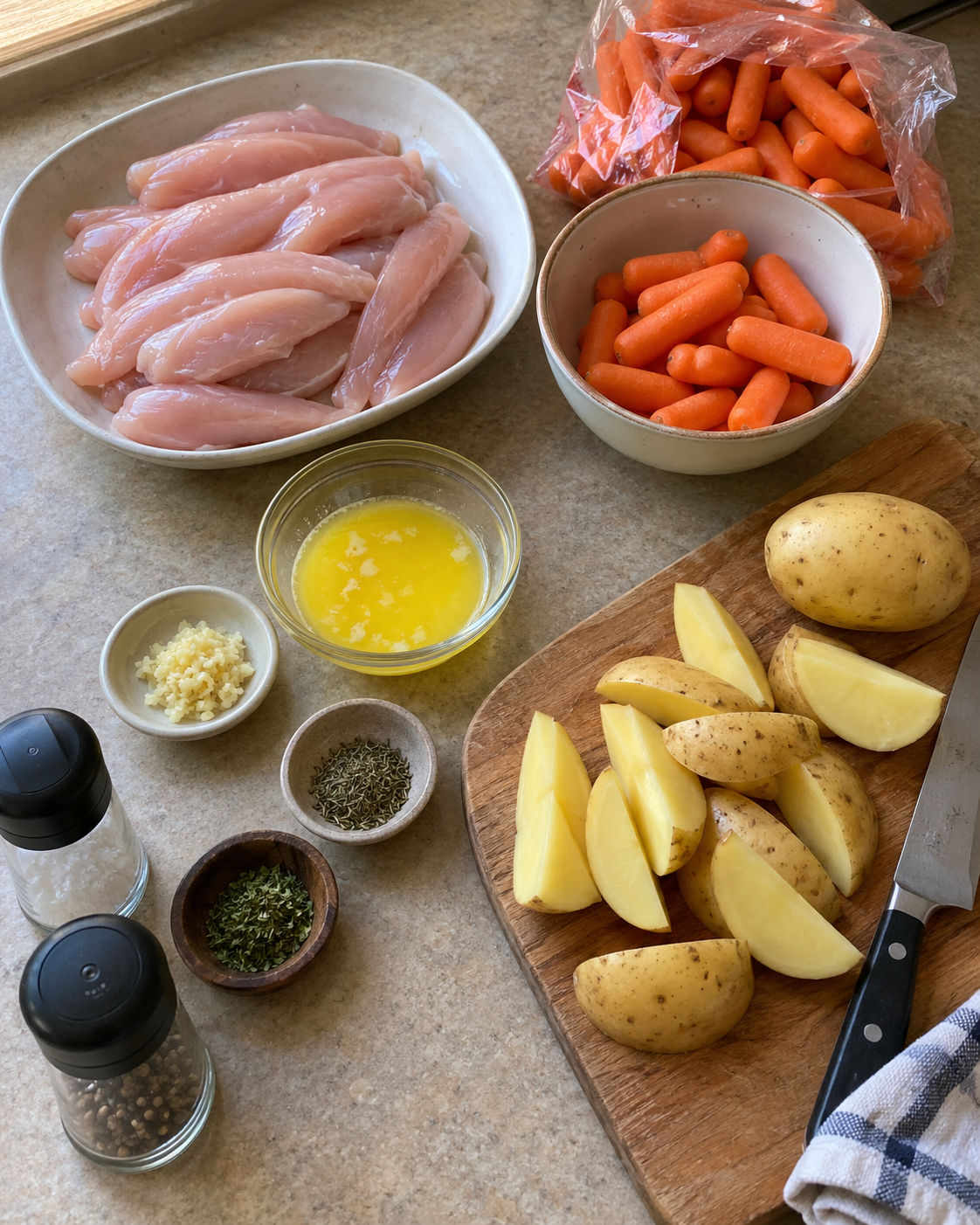 Slow Cooker Chicken with Carrots and Potatoes steps