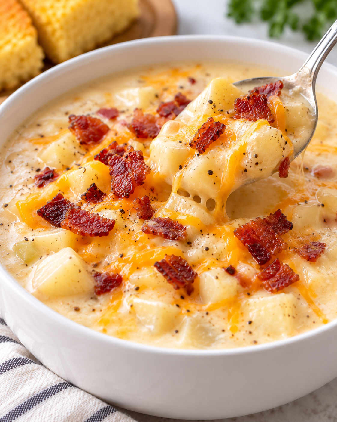 Easy Crock Pot Hash Brown Potato Soup alternate