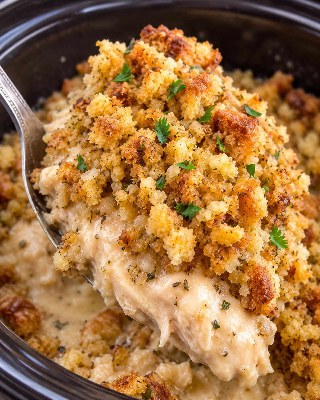 Easy Crockpot Chicken and Stuffing alternate