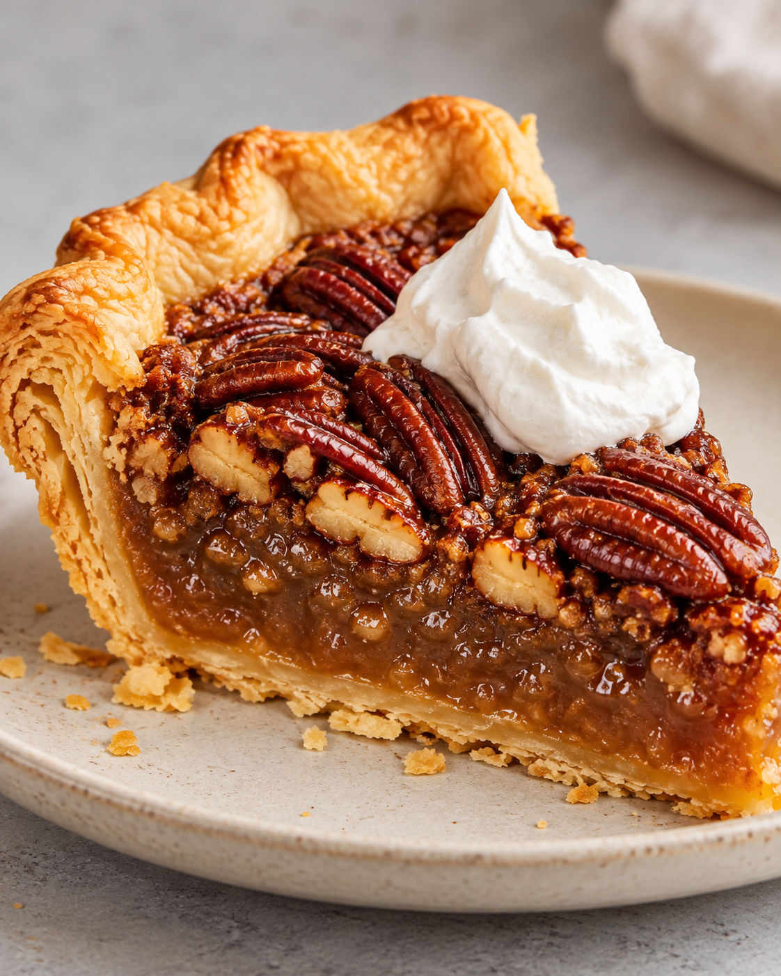 Maple-Honey Pecan Pie with a Gooey Center alternate